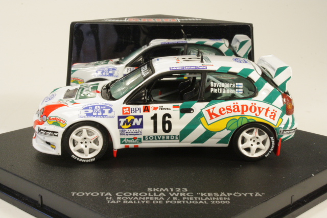 Toyota Corolla WRC, Portugal 2000, H.Rovanperä, no.16 - Sulje napsauttamalla kuva