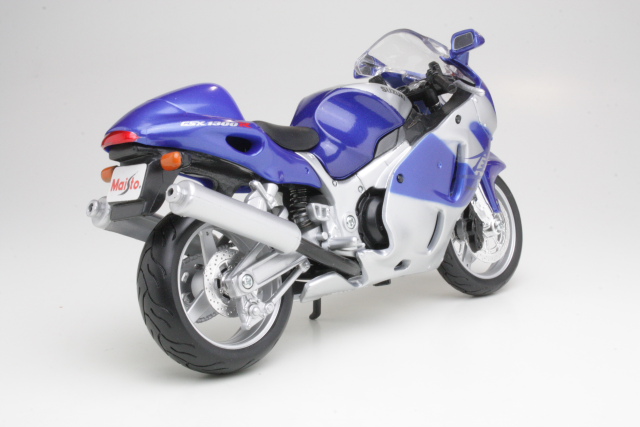 Suzuki GSX1300R Hayabusa, sininen/hopea - Sulje napsauttamalla kuva