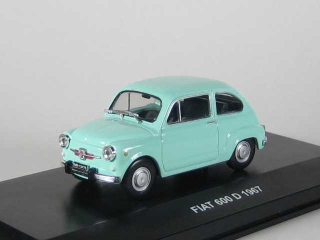 Fiat 600D 1967, vaaleanvihreä