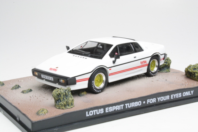 Lotus Esprit Turbo 1980, valkoinen - Sulje napsauttamalla kuva