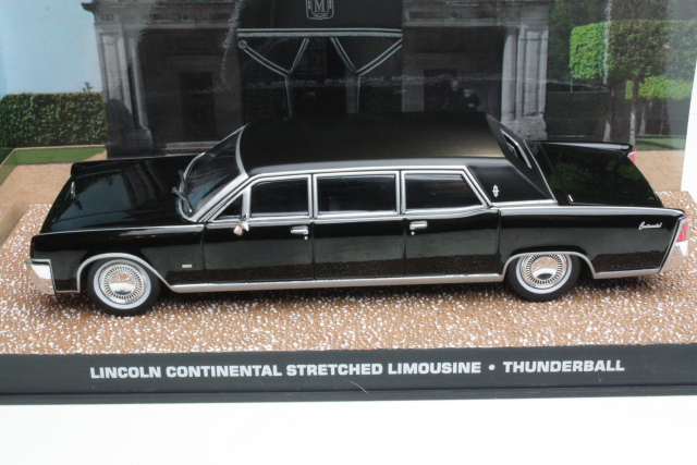Lincoln Continental Stretched Limo 1964, musta - Sulje napsauttamalla kuva