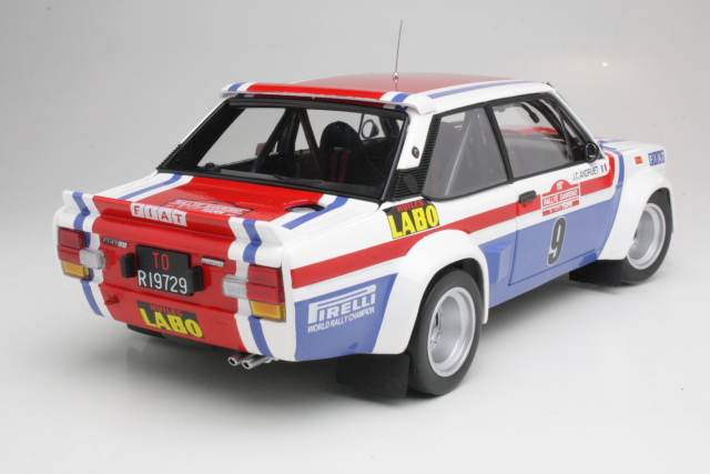 Fiat 131 Abarth, 1st. San Remo 1977, J.C.Andruet, no.9 - Sulje napsauttamalla kuva