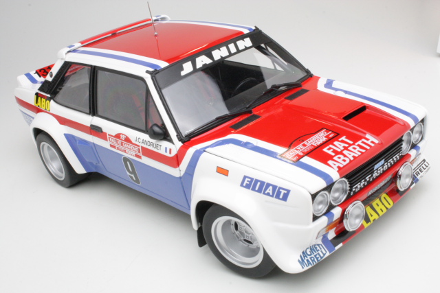 Fiat 131 Abarth, 1st. San Remo 1977, J.C.Andruet, no.9 - Click Image to Close