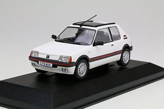 Peugeot 205 GTi 1.6, valkoinen RHD