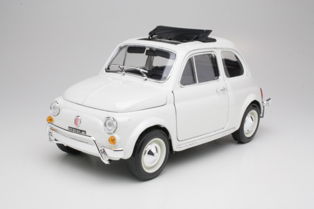 Fiat 500L Sunroof 1968, valkoinen - Sulje napsauttamalla kuva