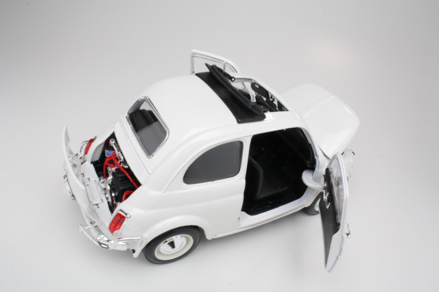 Fiat 500L Sunroof 1968, valkoinen