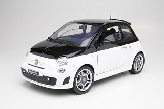 Fiat 500 Abarth, white/black