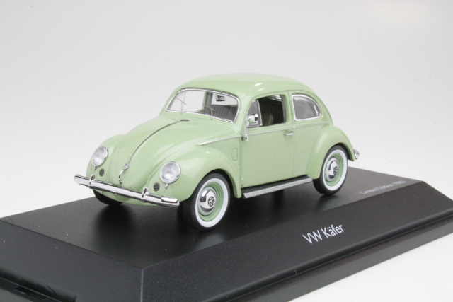 VW Beetle Oval Rear Window, light green