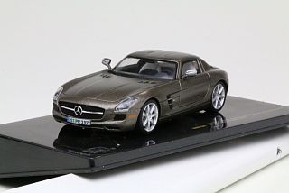 Mercedes SLS AMG 2010, tummanharmaa - Sulje napsauttamalla kuva