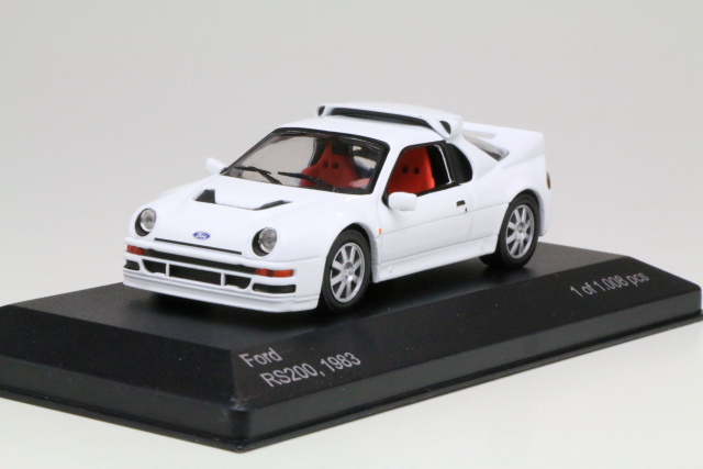 Ford RS200 1983, valkoinen - Sulje napsauttamalla kuva