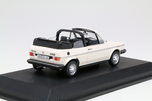VW Golf 1 Cabriolet 1981, white