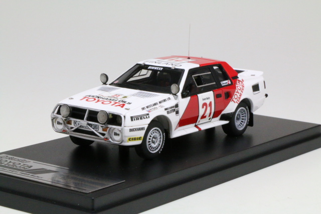 Toyota Celica Twincam Turbo, Safari 1985, J.Kankkunen, no.21 - Sulje napsauttamalla kuva