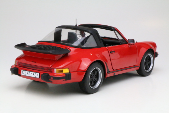 Porsche 911 3.3 Turbo Targa 1987, punainen - Sulje napsauttamalla kuva