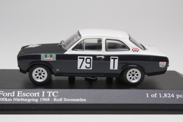 Ford Escort Mk1 TC, 500km Nurburgring 1968, R.Stommelen, no.79 - Sulje napsauttamalla kuva