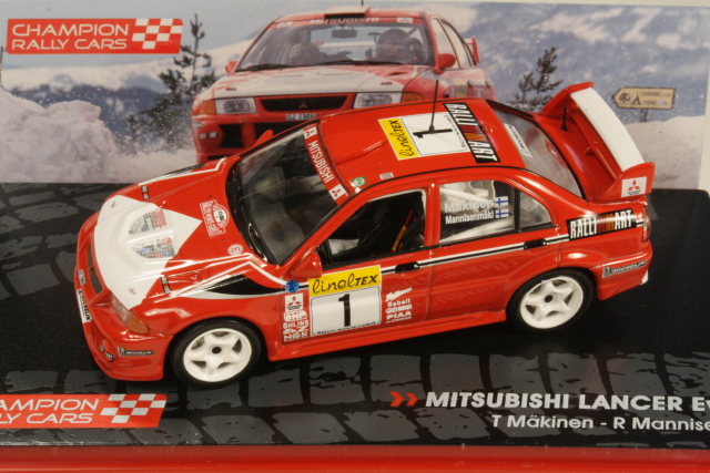 Mitsubishi Lancer Evo VI, Monte Carlo 1999, T.Mäkinen, no.1 - Sulje napsauttamalla kuva