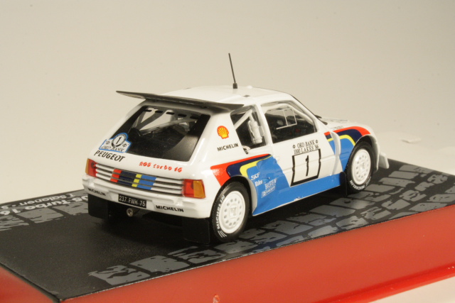 Peugeot 205 T16 E2, 1st. Finland 1986, T.Salonen, no.1