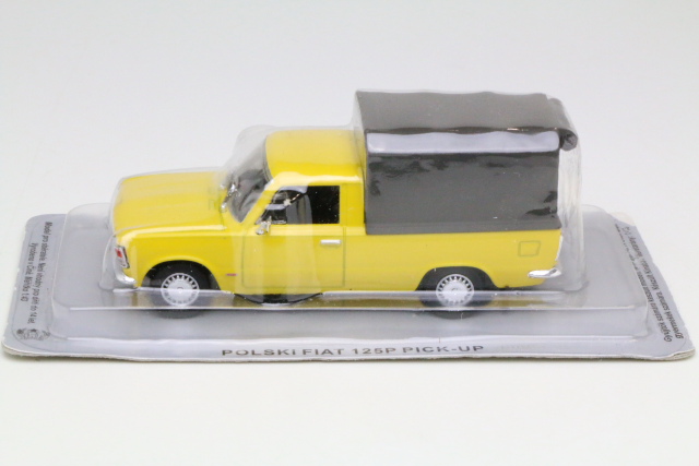 Fiat 125P Pick-Up, keltainen - Sulje napsauttamalla kuva
