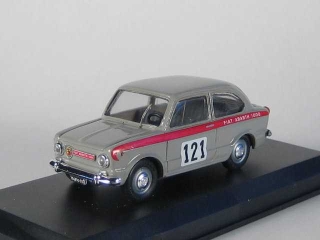 Fiat Abarth 1000 OT Competition no.121, harmaa