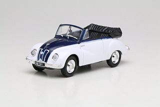 IFA F9 Cabrio, valkoinen/sininen