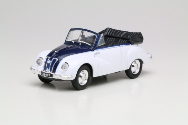 IFA F9 Cabrio, white/blue