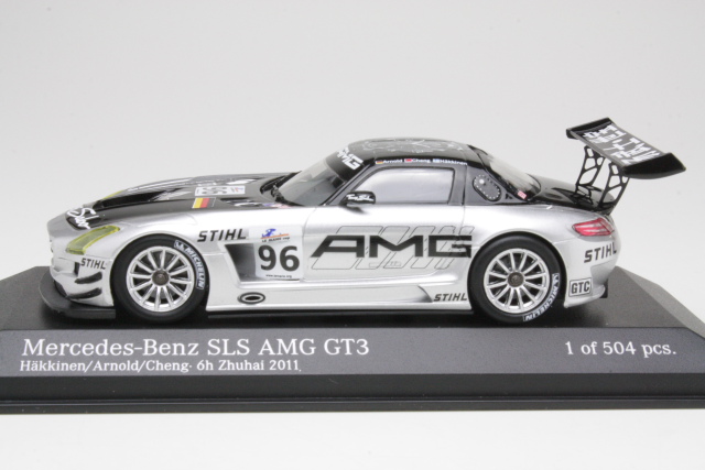 Mercedes SLS AMG GT3, 6h Zhuhai 2011, Häkkinen/Cheng/Arnold - Sulje napsauttamalla kuva