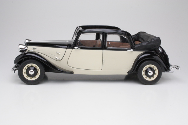 Citroen Traction 11B Decouvrable 1938, musta/beige