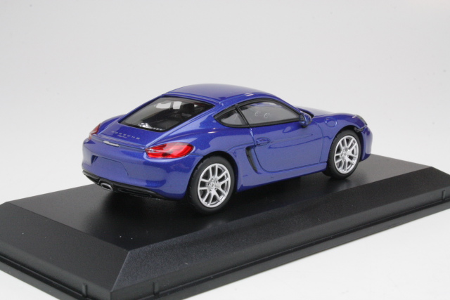 Porsche Cayman 2013, blue - Click Image to Close