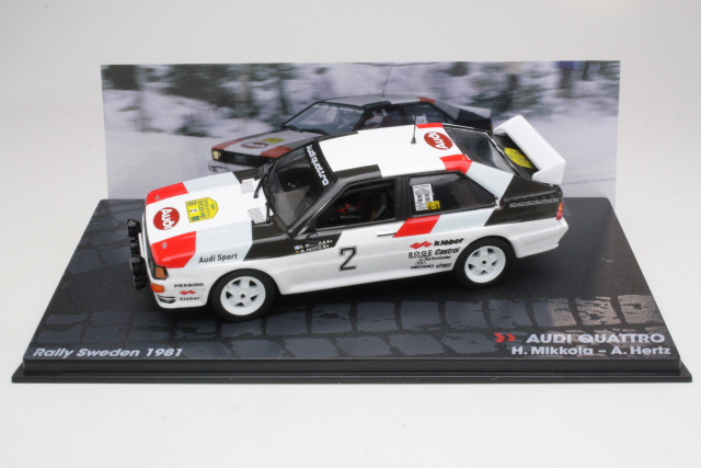 Audi Quattro, Sweden 1981, H.Mikkola, no.2