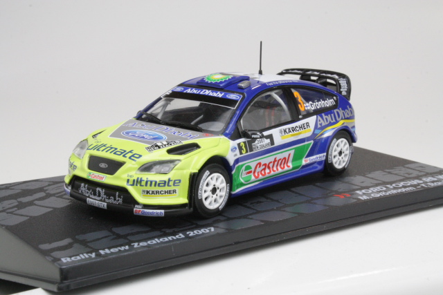 Ford Focus WRC, New Zealand 2007, M.Grönholm, no.3