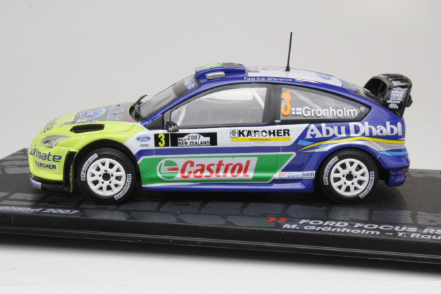 Ford Focus WRC, New Zealand 2007, M.Grönholm, no.3