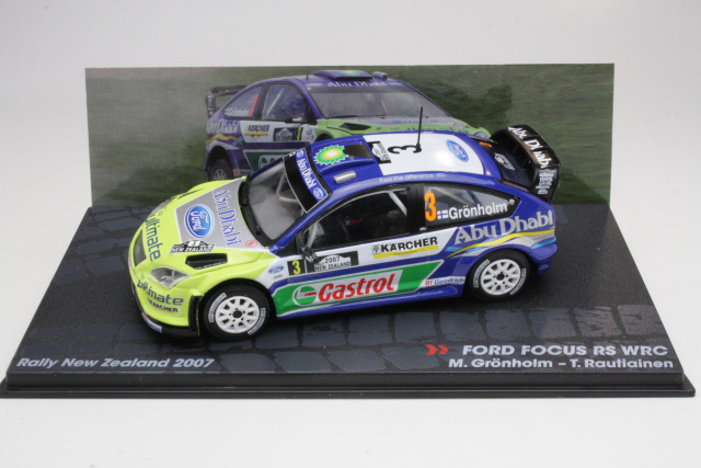 Ford Focus WRC, New Zealand 2007, M.Grönholm, no.3
