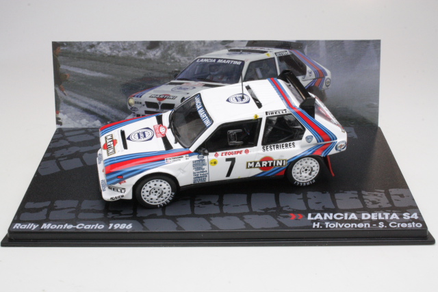 Lancia Delta S4, Monte Carlo 1986, H.Toivonen, no.7