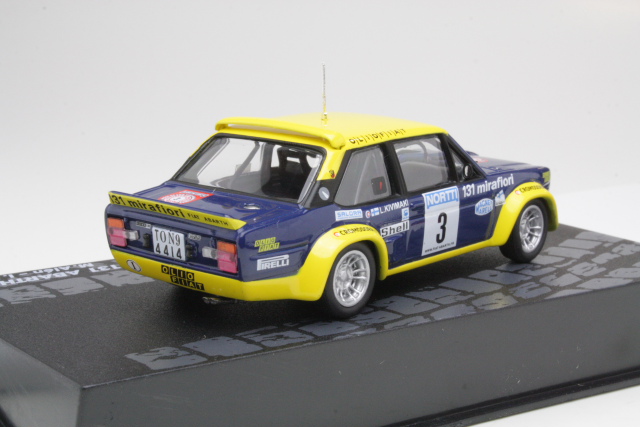 Fiat 131 Abarth, Finland 1976, M.Alen, no.3 - Sulje napsauttamalla kuva