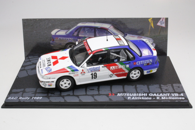 Mitsubishi Galant VR4, 1st. RAC 1989, P.Airikkala, no.19 - Sulje napsauttamalla kuva