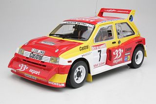 MG Metro 6R4, France 1986, D.Auriol, no.7