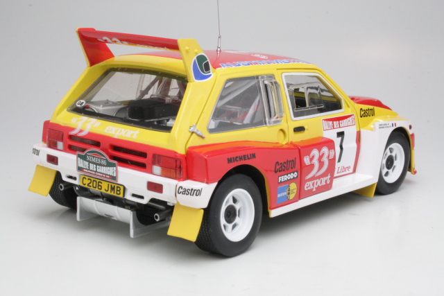 MG Metro 6R4, France 1986, D.Auriol, no.7