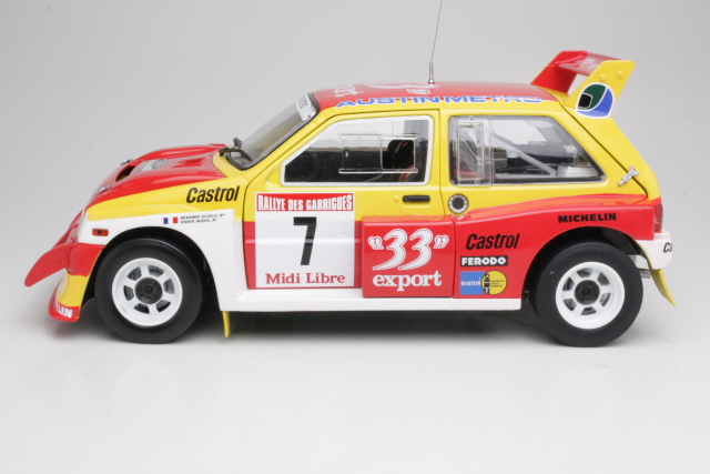 MG Metro 6R4, France 1986, D.Auriol, no.7