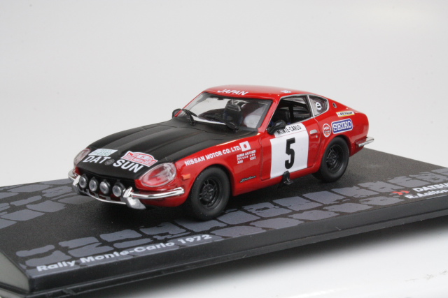 Datsun 240Z, Monte Carlo 1972, R.Aaltonen, no.5 - Sulje napsauttamalla kuva