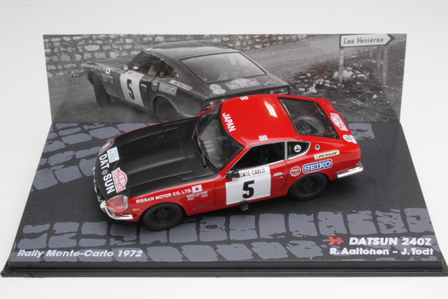 Datsun 240Z, Monte Carlo 1972, R.Aaltonen, no.5