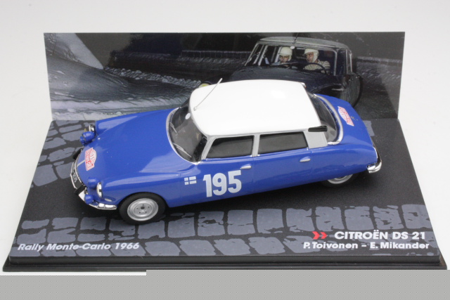 Citroen DS21, Monte Carlo 1966, P.Toivonen, no.195