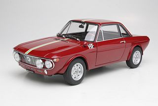 Lancia Fulvia Coupe Rallye 1.6 HF 1969, tummanpunainen - Sulje napsauttamalla kuva