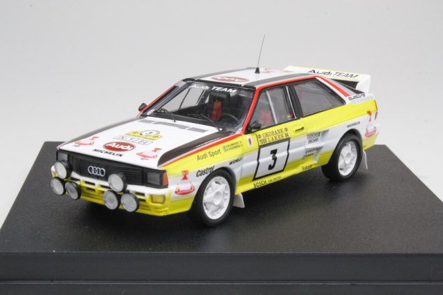 Audi Quattro, Finland 1984, S.Blomqvist, no.3 - Sulje napsauttamalla kuva