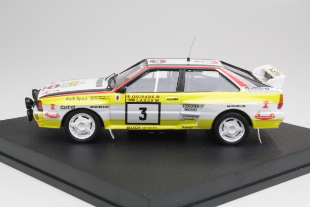 Audi Quattro, Finland 1984, S.Blomqvist, no.3 - Sulje napsauttamalla kuva