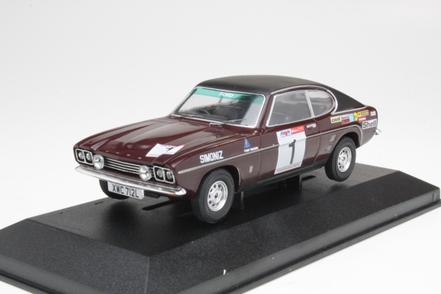Ford Capri Mk1 3000GT, Tour of Great Britain 1973, R.Clark, no.1