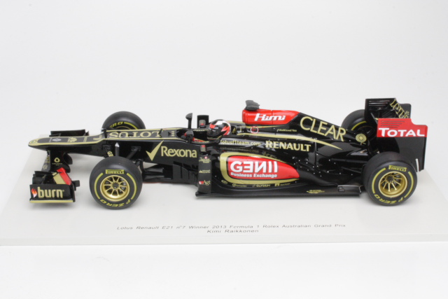 Lotus E21, 1st. Australian GP 2013, K.Räikkönen, no.7