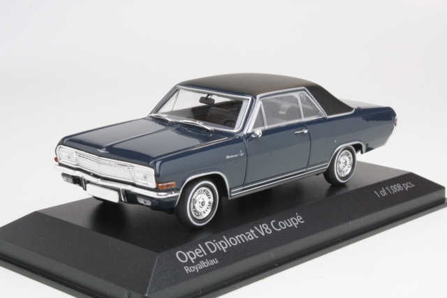 Opel Diplomat V8 Coupe 1965, tummansininen
