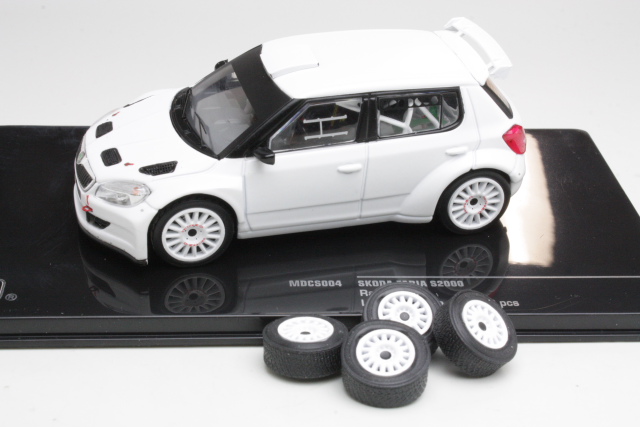 Skoda Fabia S2000 2012 Rally Spec, white