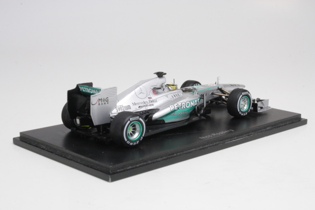 Mercedes-AMG W04, 1st. British GP 2013, N.Rosberg, no.9 - Sulje napsauttamalla kuva