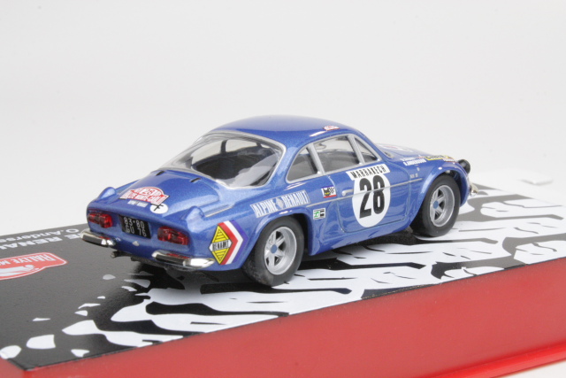 Alpine Renault A110, Monte Carlo 1971, O.Andersson, no.28 - Sulje napsauttamalla kuva