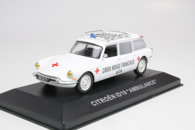 Citroen ID19 Ambulance, valkoinen - Sulje napsauttamalla kuva